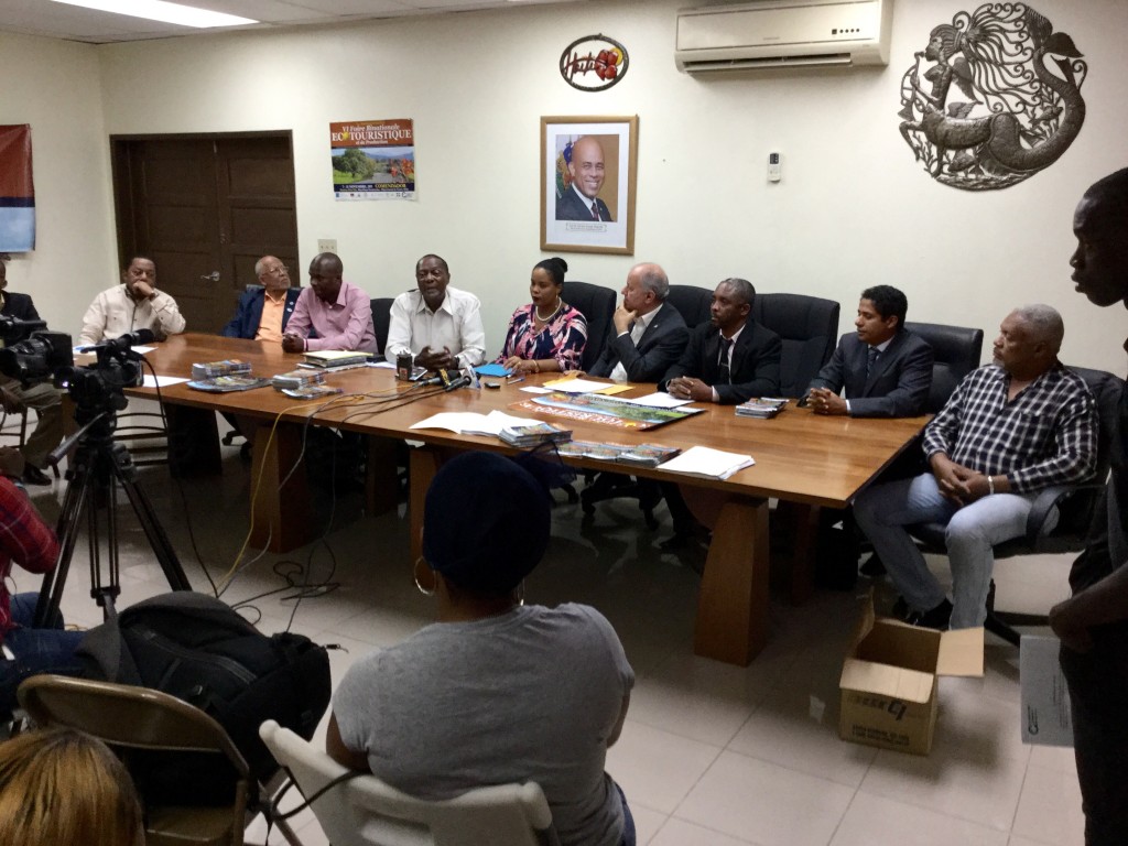 Rueda de prensa Puerto Príncipe, Haití (1)